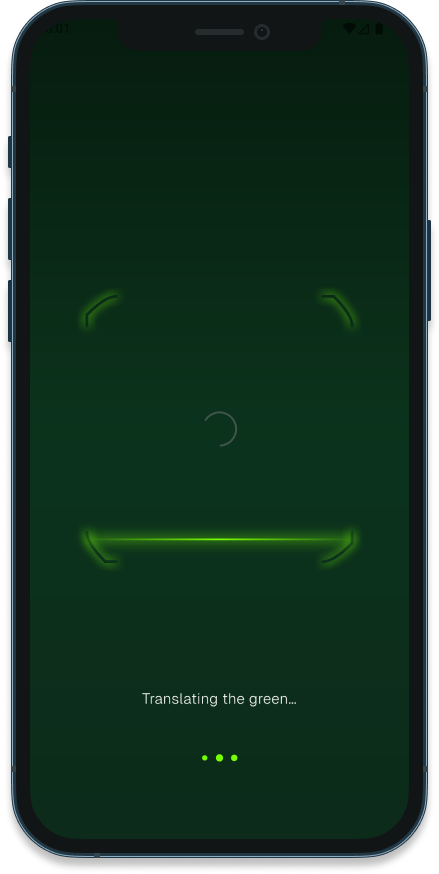 Plant Scanning Screenshot