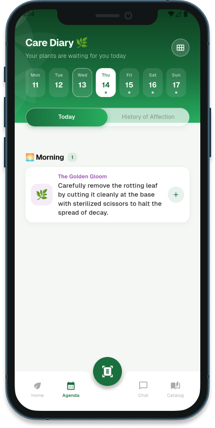 Care Schedule Screenshot